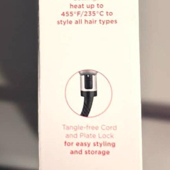 REVLON Salon Straight 1" Copper Smooth Flat Iron with Extra Long Plates NEW - Picture 12 of 12